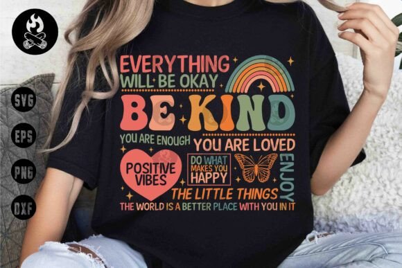 A Designer's Review of the Be Kind Bubble Letter Graphic