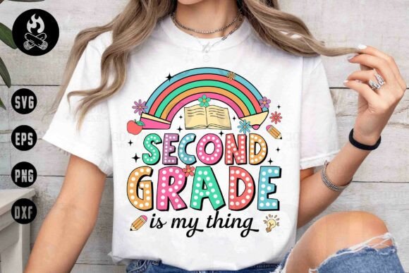 Evaluating the Second Grade is My Thing Graphic for T-Shirt Projects