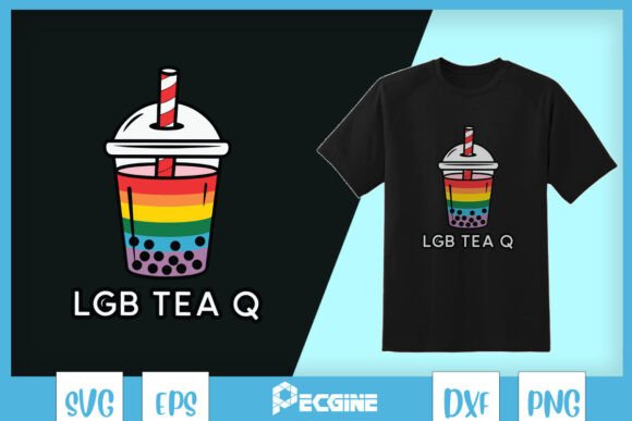 LGBTeaQ: A Cheerful Design Asset for Modern Merchandise