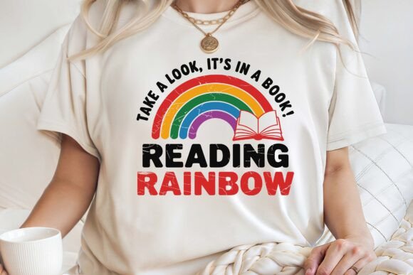 Retro Reading Rainbow: A Crafter’s Look at This T-Shirt Graphic