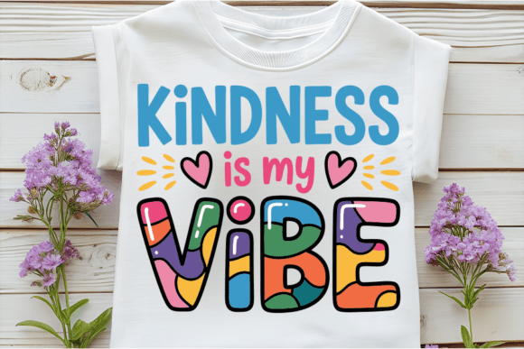 Reviewing a Vibrant Kindness T-Shirt Graphic for Your Shop