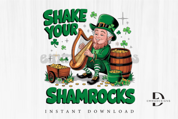 Shake Your Shamrocks Graphics for T-Shirt Designs & Beyond