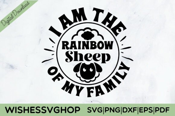 The Rainbow Sheep SVG: A Playful Design Asset for Lifestyle Bloggers